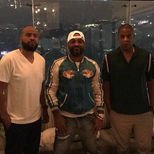 Jim Jones & JAY Z Take Their Official First Picture Together at Roc Nation