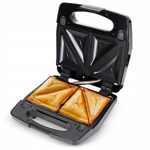SENDVIČOVAČ SANDWICH ELEKTRICKÝ GRIL VAFLOVAČ 3-v-1 KAMILLE Výkon 800 W