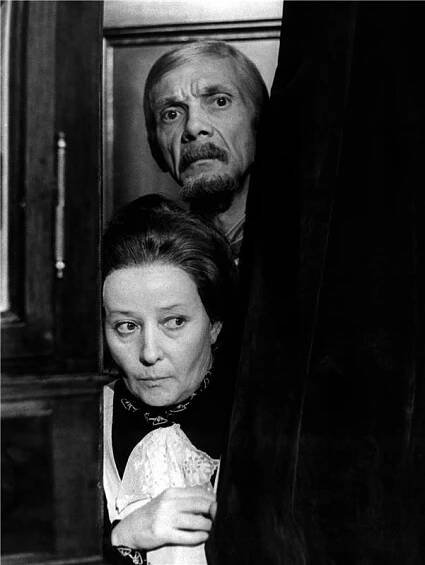 Měšťáci - 25.11.1976 (Lída Plachá, Josef Kemr) Foto: Jaromír Svoboda