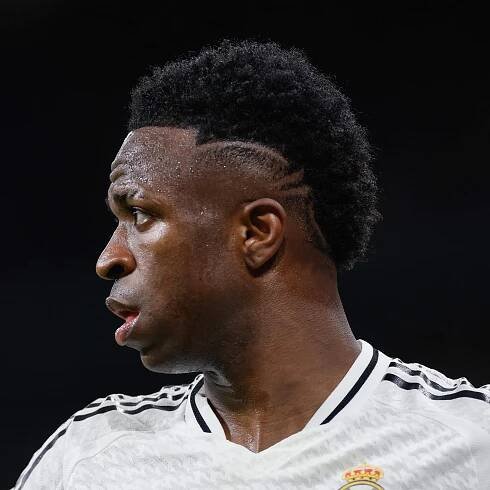 Real Madrids Stürmerstar Vinicius Junior in einem Spiel