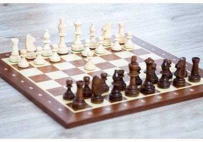 Dřevěné šachy Glaze javor + doprava zdarma