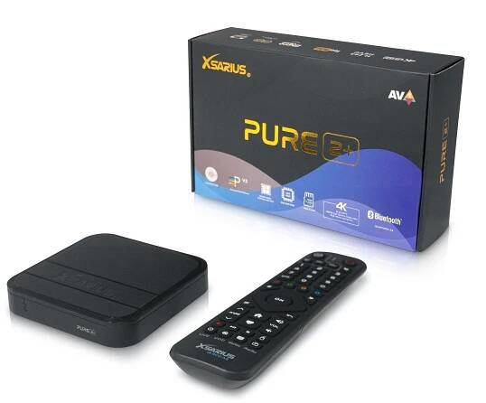 Xsarius PURE 2+ 4K Android 11 OTT 4K UHD IPTV Player H.265 HEVC Wlan