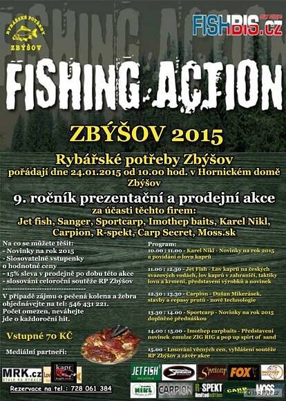 Kalendář akcí - Fishing Action Zbýšov | MRK.cz