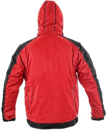 CXS Irvine bunda zimní pánská červená/černá, XL