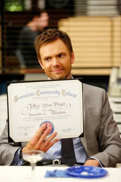 Joel McHale in "Community"