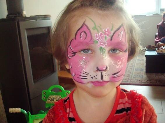 Malování dětí Opava, na obličej, na tělo, tetování, facepainting, bodypainting, Opava, Ostrava