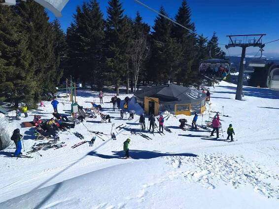 Ski centrum Říčky v Orlických horách.