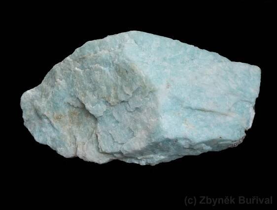 Minerály Mikroklin (var. Amazonit)