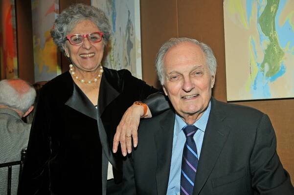 Arlene and Alan Alda at a a Jewish Home LifeCare dinner in NYC in 2015