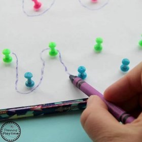 Push Pin Pre-Writing Activity for Kids - Planning Playtime