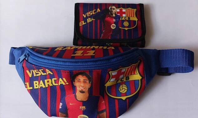 Raphinha FC BARCELONA Ledvinka plus peněženka Komplet pro fanouška EAN (GTIN) 8033238786677