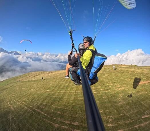 Panoramic Flight from Seceda