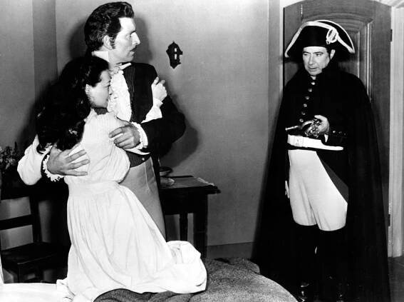LES MISERABLES, Michael Rennie, Debra Paget, Robert Newton, 1952, TM and Copyright (c) 20th Century-Fox Film Corp. All Rights Reserved