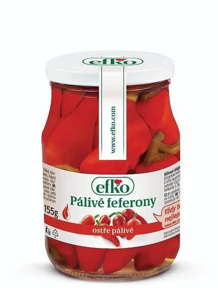 Efko Pálivé feferony 370 ml
