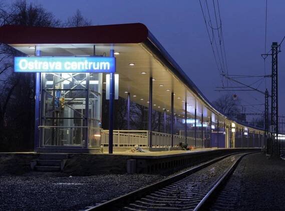 Trať i s novou zastávkou je hotova