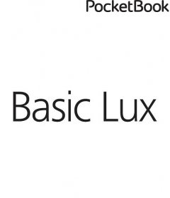 Manuál PocketBook Basic Lux návod (68 stránek)