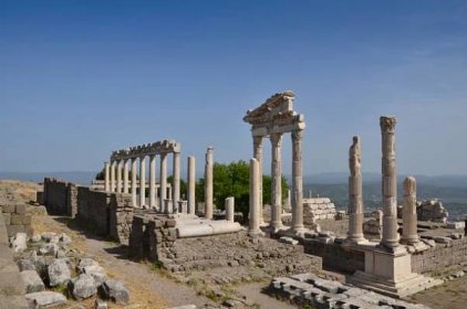 akropolis pergamonu - pergamon - stock snímky, obrázky a fotky
