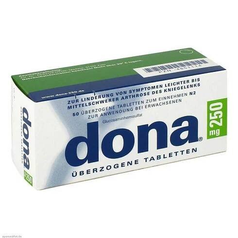 DONA 250 mg potahované tablety, 50 ks