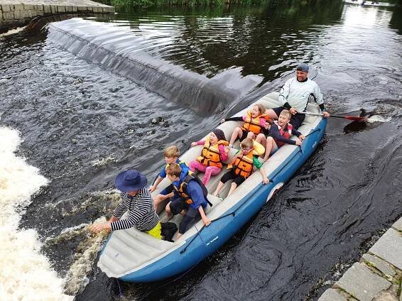 Rafting na Otavě - půjčení raftu pro 6 osob, Sušice, Půjčovna lodí a raftů Vydrýsek