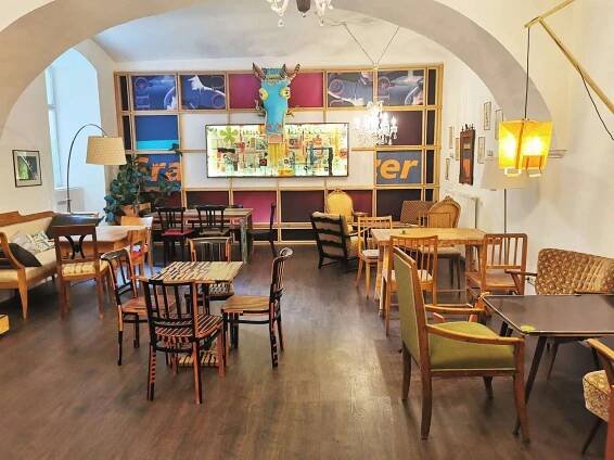 Vegetarisches Mittagsmenü & Frühstück im Cafe - heidenspass
