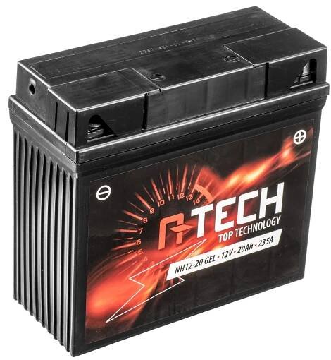 Motobaterie A-TECH baterie 12V, NH12-20 GEL, 51913, 20 Ah, 235 A, 185 × 81 × 170 ...