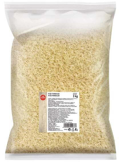LAGRIS Rýže Parboiled Extra kvalita 3 kg - Parboiled rýže, Rýže, Těstoviny, rýže, luštěniny, obiloviny, Trvanlivé