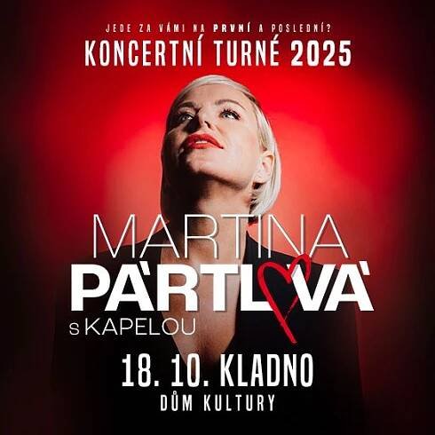 Detail akce: Martina Pártlová, Dům kultury Kladno, Kladno (18.10.2025)