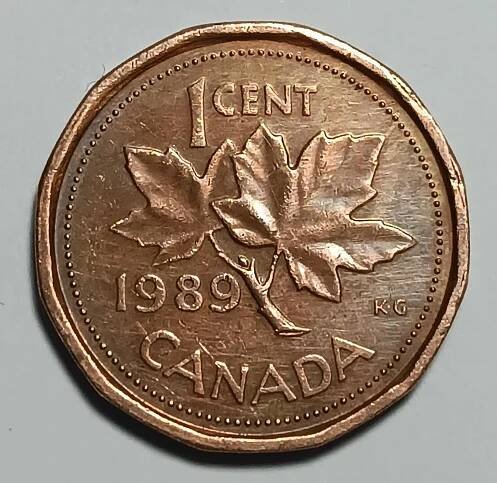 Kanada 1 cent 1989