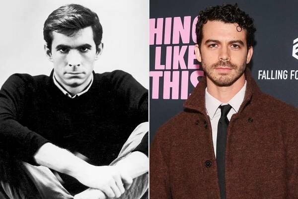 Anthony Perkins in 'Psycho' ; Joey Pollari attends the premiere of 