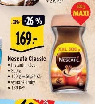 Albert Káva nescafé nabídka
