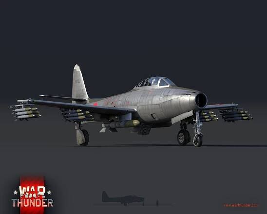 [PROFIL STROJE] F-84G Thunderjet: Planoucí rakeťák - Novinky - War Thunder