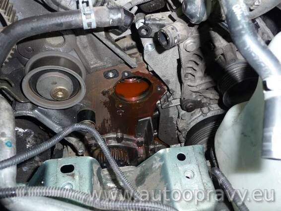 Výměna rozvodů a vodní pumpy – Octavia 20v turbo