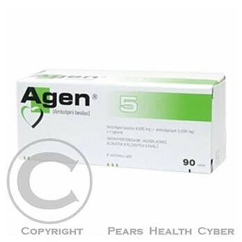 AGEN 5  10X5MG Tablety (Vysoký krevní tlak)