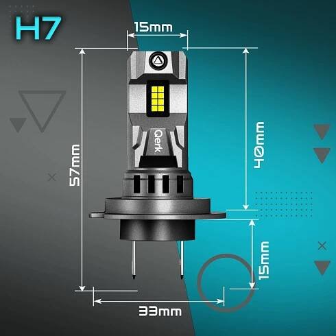 LED ŽÁROVKY H7 QERK 2 KS ZNAČKOVÉ 1:1 CANBUS SILNÉ 80W 20000LM 6500K LEDOVÉ Katalogové číslo dílu ŻARÓWKI LED H7 QERK 1 DO 1 FATEEYE WIĘCEJ ŚWIATŁA CAN RETROFIT IDEALNIE DOPASOWANE FATEEYE LEDY DO AUTA