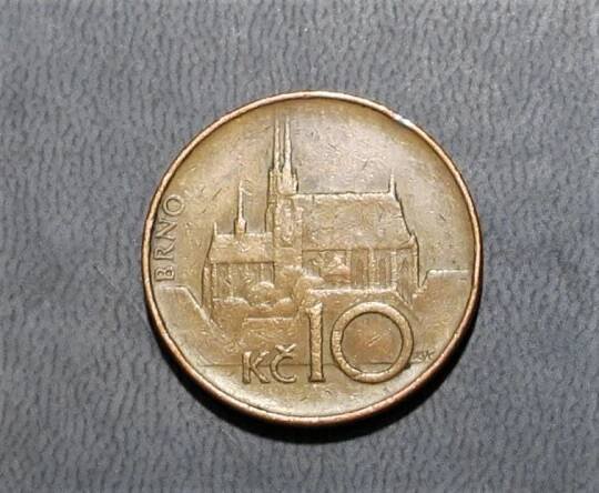ČR - Vzácná mince 10 Kč rok 1993 - oběhová - originál ! - Numismatika