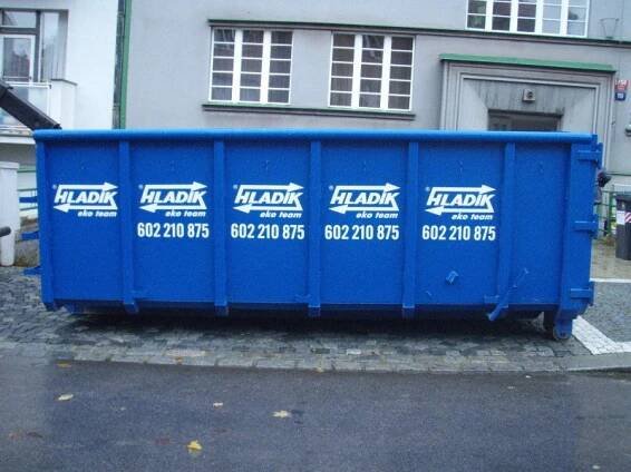 Kontejnery 8,5 tuny :: Kontejnery - Vyklízení - Demolice - Odvoz odpadu