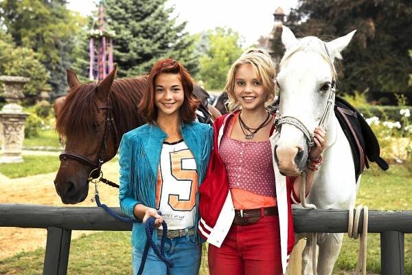 Bibi a Tina - Z natáčení - Lisa-Marie Koroll, Lina Larissa Strahl