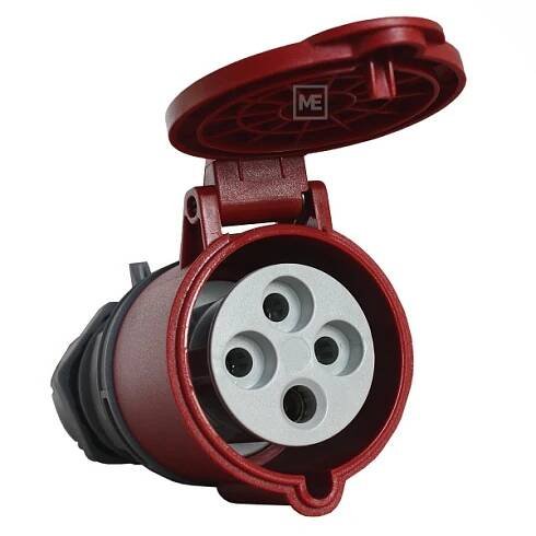 Zásuvka 400V 16A 4P na kabel ZS 164