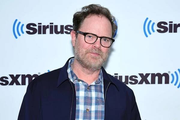  Rainn Wilson visit the SiriusXM studios on May 16, 2023