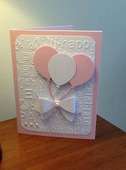 43 Ideas Birthday Card Balloons Embossing Folder | Birthday card craft, Birthday cards, Birthday cards for women