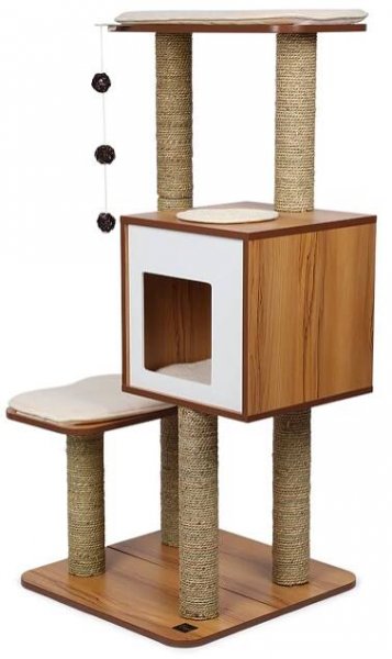 Vesper V-High Base škrabací strom walnuss