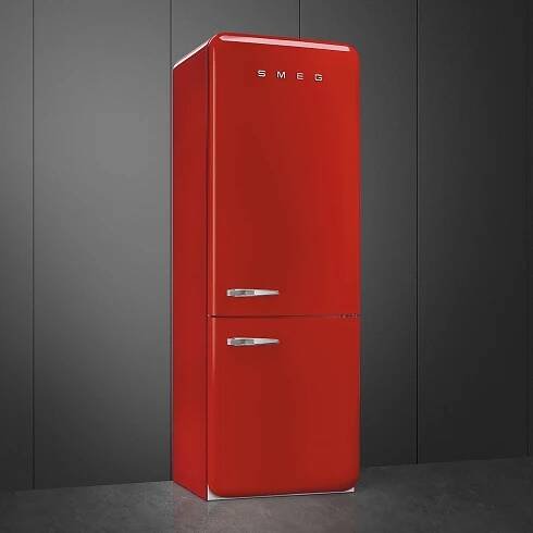 Smeg FAB38RRD5 červená retro lednice + Dárek Frosch EKO Čistič na kuchyně s přírodní sodou 500 ml