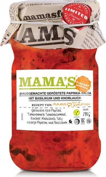 Mama's Food Pražená papriková salsa pikantní 290 g