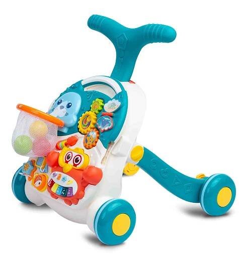 Toyz Dětské hrající edukační chodítko 2v1 Spark TYRKYSOVÉ od 859 Kč - Heureka.cz