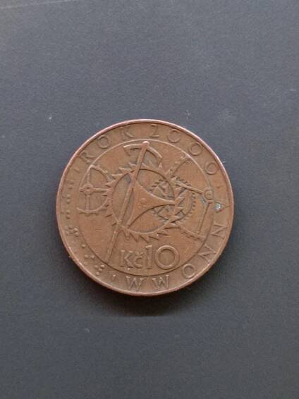 10 Kč rok 2000 WWONNA - Numismatika