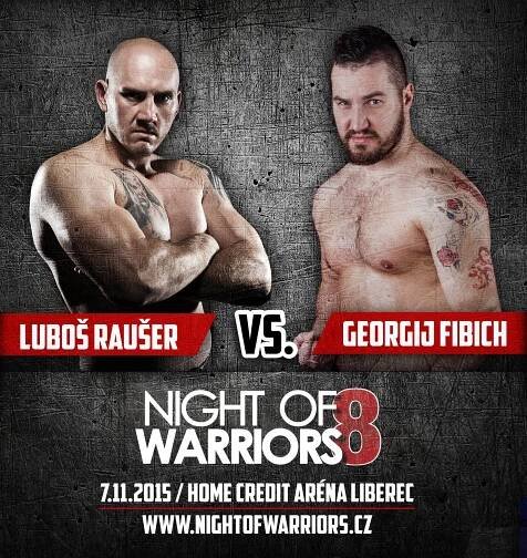 Night of Warriors 8: Raušer vs Fibich - www.czechfighters.cz