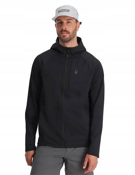 Pánská mikina Spyder Gridweb Hoodie Černá L