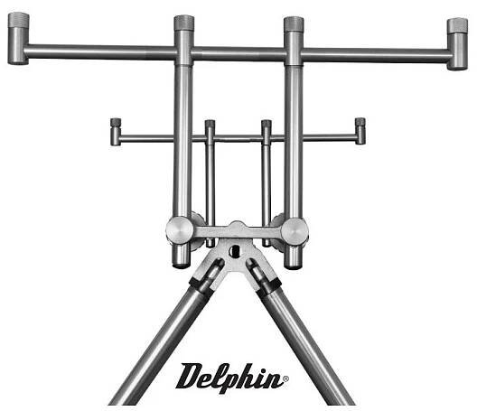 Hrazda na 4 pruty pro Rodpod Delphin RPX 4 Silver - sada 2 ks