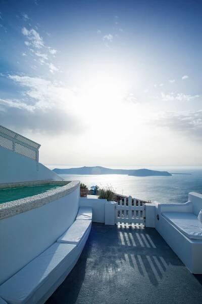 Above Blue Villa Santorini – Aqua Vista Hotels | Hotel Management Company