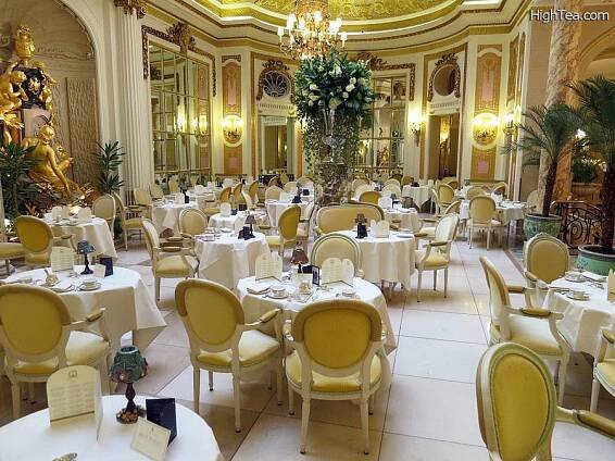 The Palm Court at The Ritz London Hotel for Afternoon Tea
